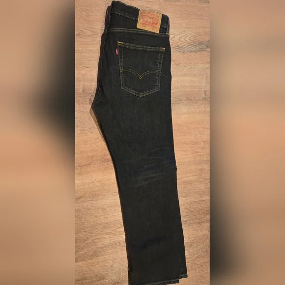Levi's Men's 505 Straight Jeans - Picture 3 of 5
